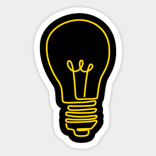 Lightbulb Sticker